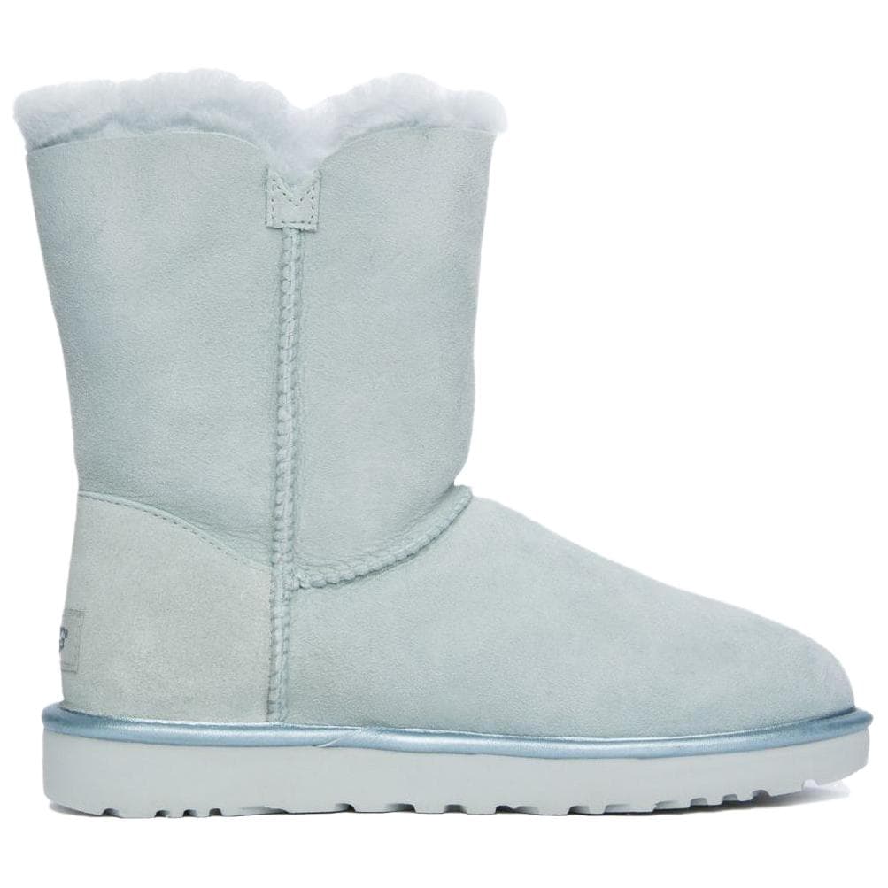 Ботинки зимние UGG Bailey Button Снекерки Унисекс Зеленые - изображение 2