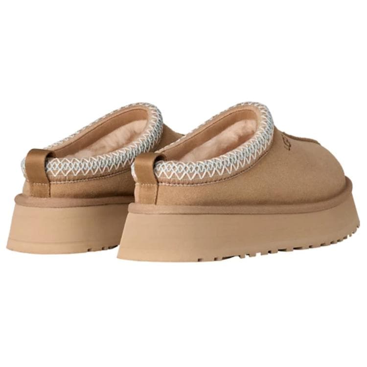 Сандалии UGG Tazz II Минималистичный Удобный С флисовой подкладкой Устойчивый к истиранию Домашние тапочки Женские Песочный - изображение 3