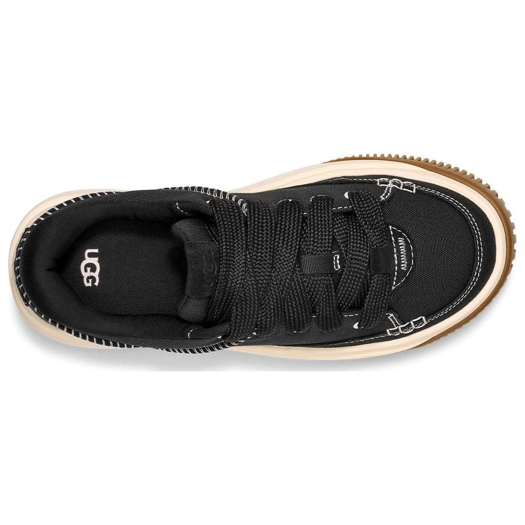 Кроссовки UGG Модная Платформа Низкие Повседневные Кроссовки Унисекс Черные - изображение 4