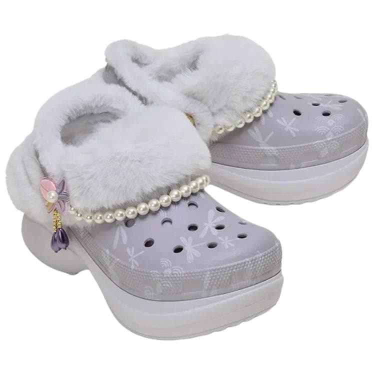 Сабо Crocs Bae Clog Кит Грушевый цвет Луна Сабо Женские Туманно-фиолетовый - изображение 4