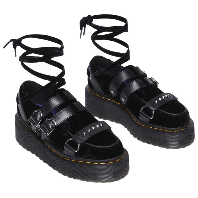 Тапочки Dr.Martens WDN Повседневная обувь Женская Черная - изображение 3
