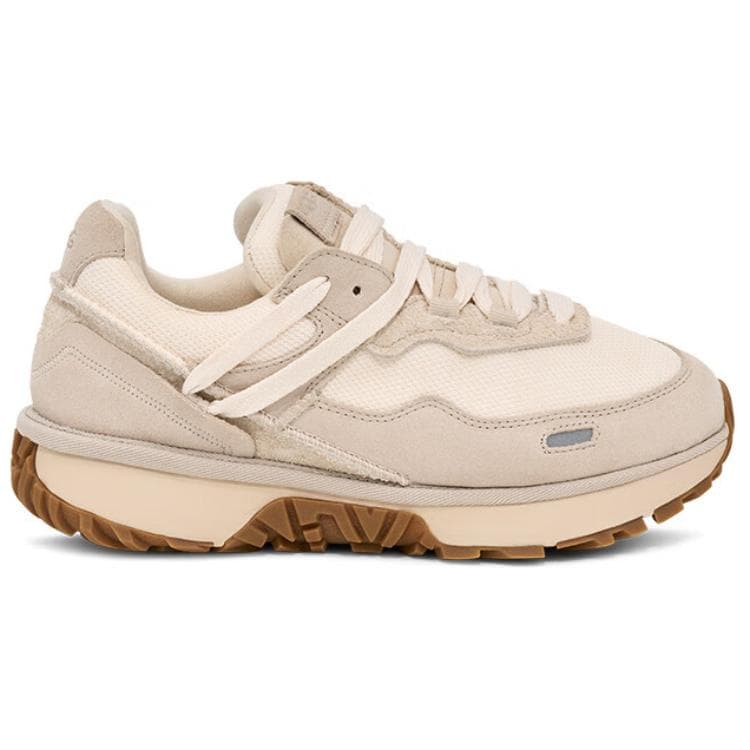 Кроссовки UGG RetroFi Корова Спилок Slip-Resistant Низкие Кроссовки с Толстой Подошвой Женские Бежевые - изображение 3