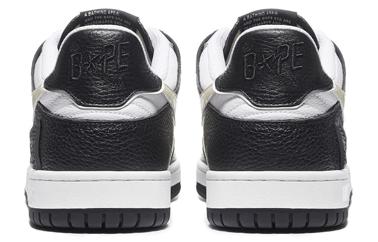 Кроссовки A BATHING APE SK8 Sta Lace-Up Black - изображение 3