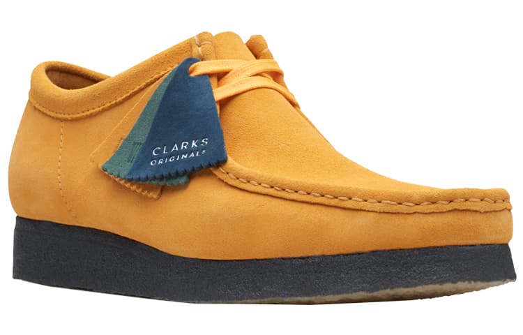 Кроссовки Clarks Originals Wallabee Yellow - изображение 4