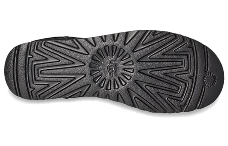 Ботинки зимние UGG Classic Mini Logo Zip Black - изображение 6