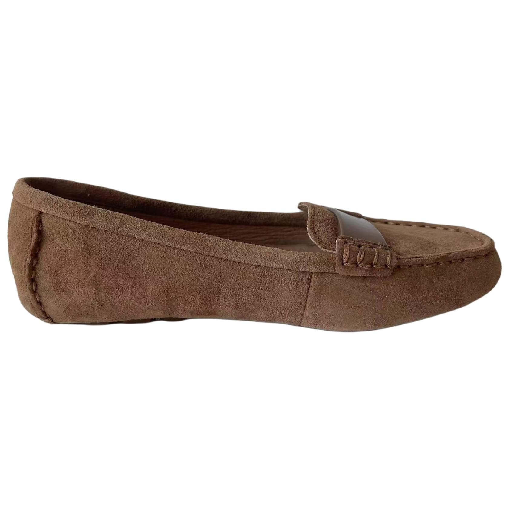 Лоферы UGG Adrien Овчина Лоферы Женские Коричневый - изображение 2