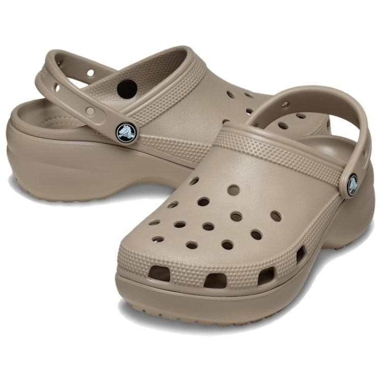 Сабо Crocs Classic Platform Clog Sabo Женские Тауповый - изображение 4