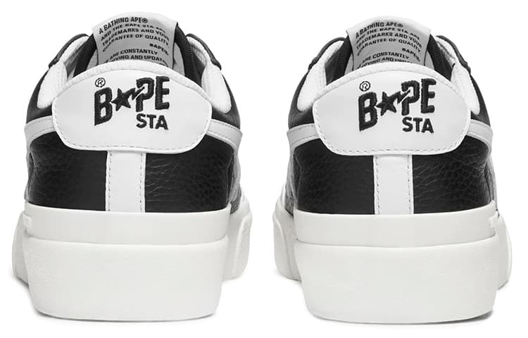 Кроссовки A BATHING APE MAD STA Black White - изображение 4