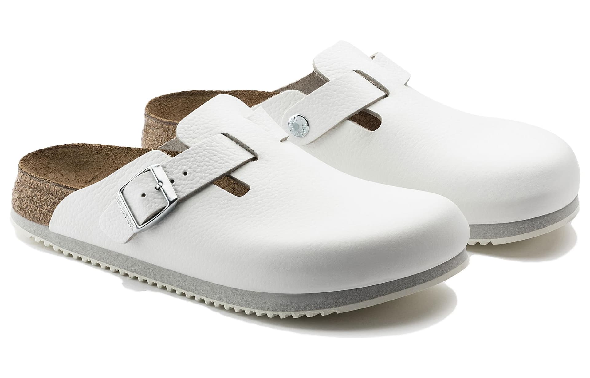 Сандалии Birkenstock ЭВА Отсутствие специальных функций Закрытые тапочки Унисекс Белый Узкая версия - изображение 3