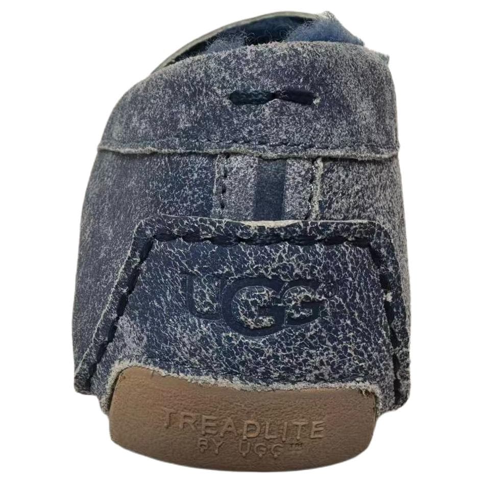 UGG HENRICK TWINFACE Овчина Лоферы с Резиновой Подошвой Мужские Синие - изображение 5