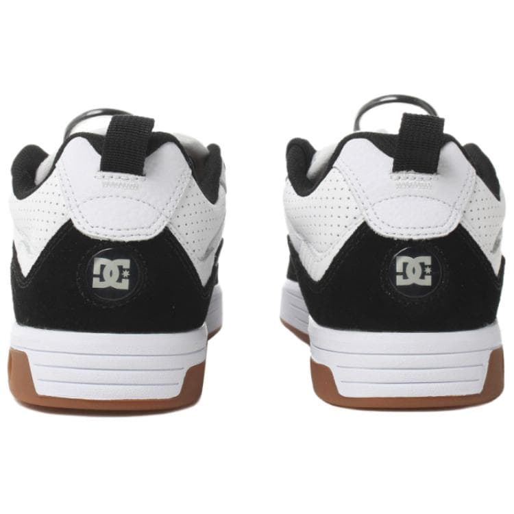 Кроссовки DCSHOES LEGACY SLIM Удобные и минималистичные спортивные лоу-топы мужские бело-черные - изображение 4