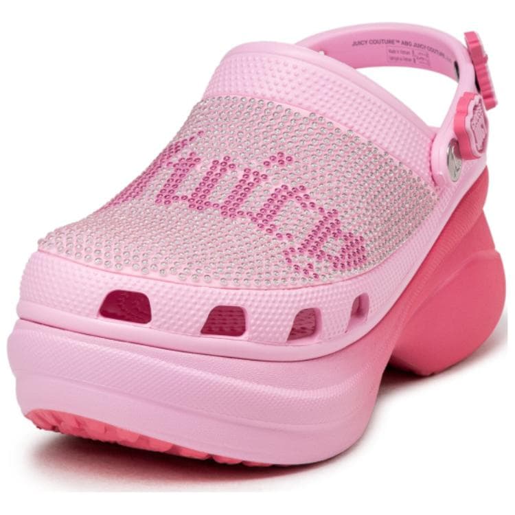 Сабо Crocs x Juicy Couture Bae Clog Сабо из резины Женские Розовые - изображение 2