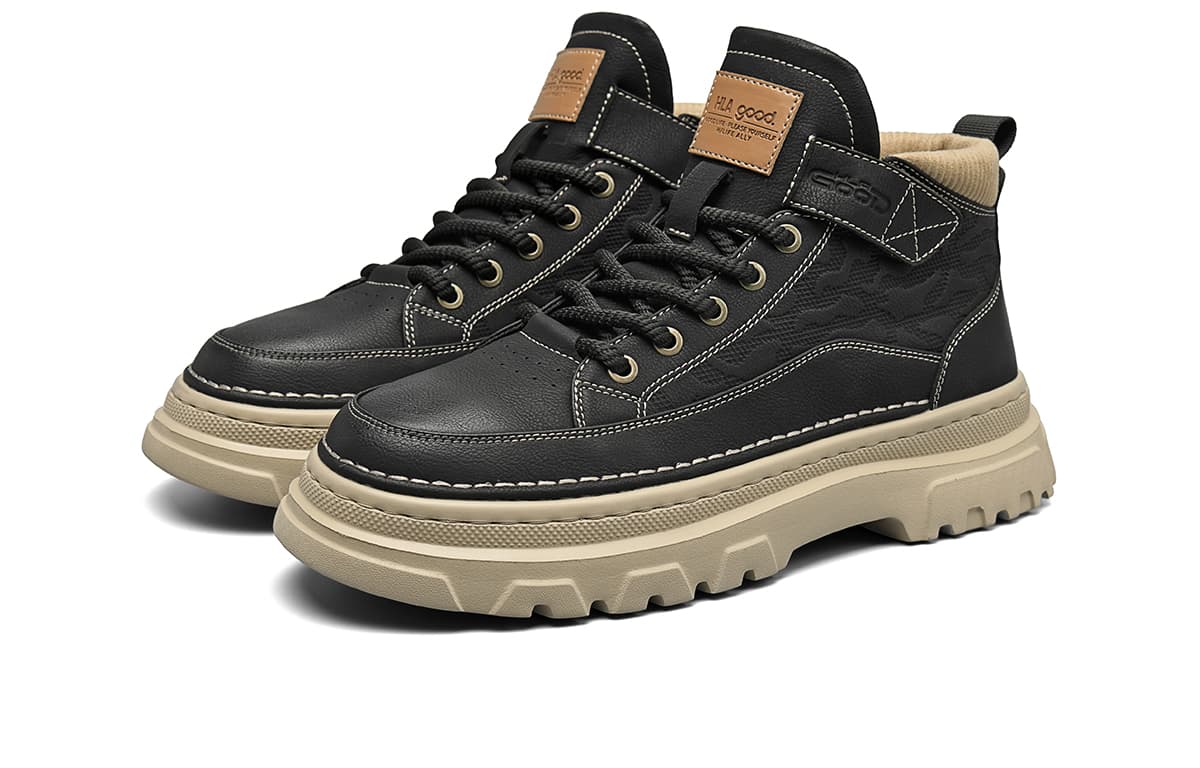 Ботинки HLA Мужские повседневные туфли High Top Мужские - изображение 2
