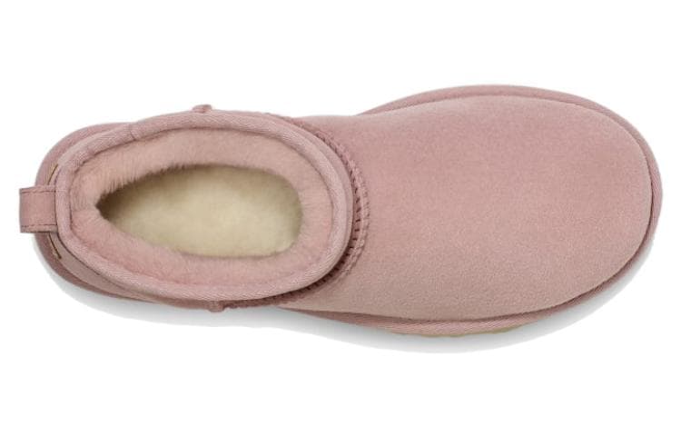Ботинки зимние UGG Sheepskin Thermal Snow Boots Women's Gray Pink UGG Овчина Термальные Снежные Ботинки Женские Серый Розовый - изображение 4