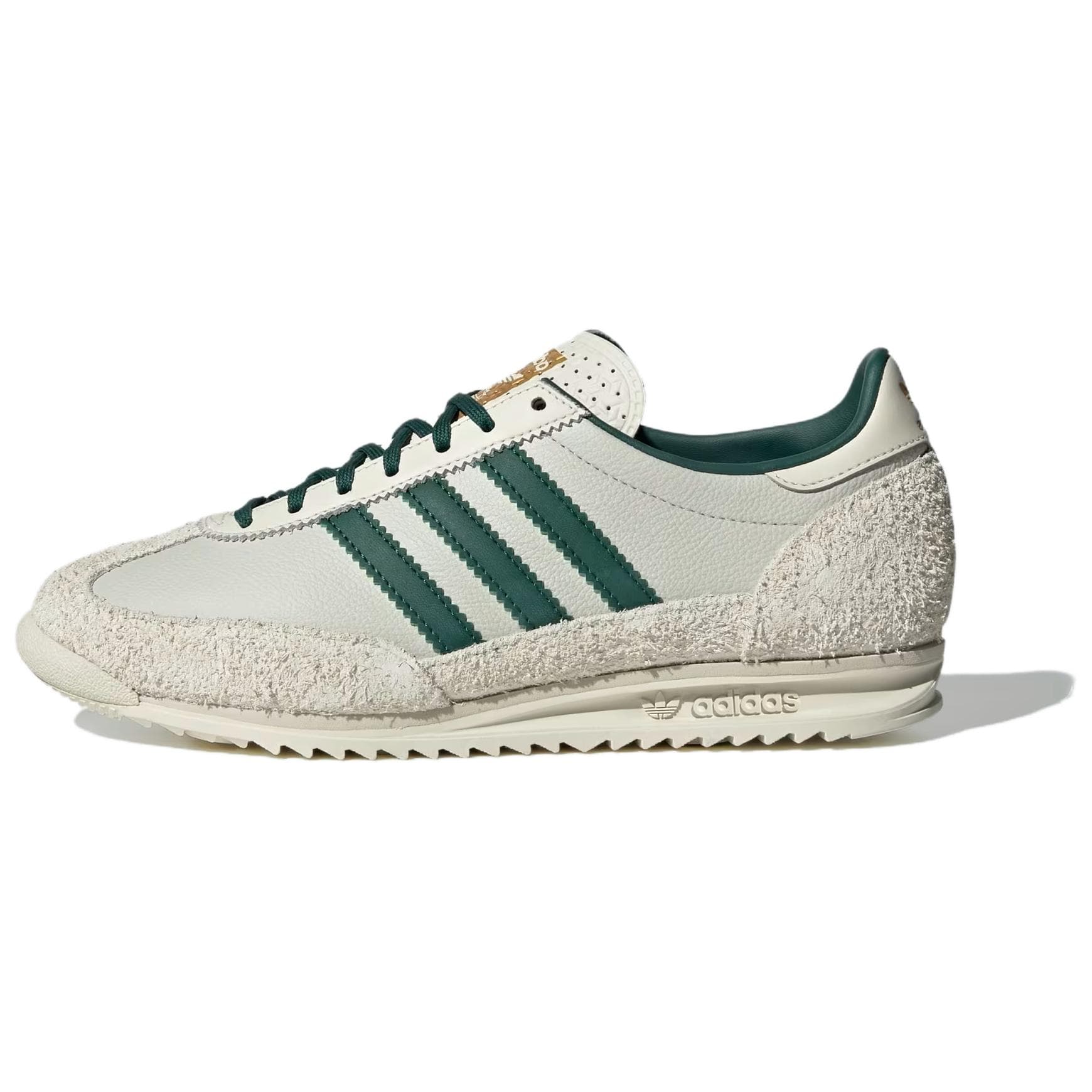 Кроссовки Adidas Originals SL 72 OG Low Повседневная обувь для женщин бежевый зеленый - изображение 1