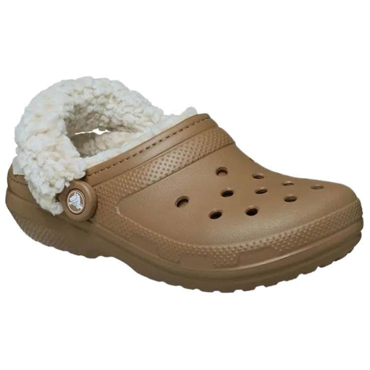 Сабо Crocs Классический плюшевый с круглым узором сандал резина унисекс коричневый - изображение 2