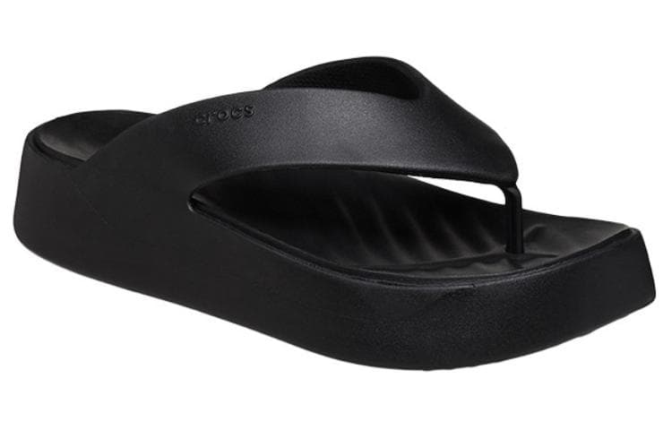Шлёпанцы Crocs Getaway Flip ЭВА Без специальных функций Шлепанцы Женские Черные - изображение 2