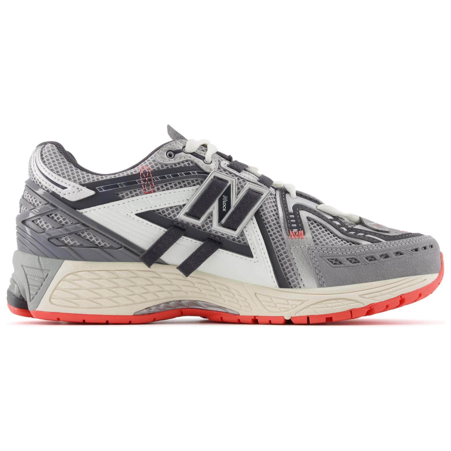 Кроссовки New Balance 1906A Дышащий Low Топ Повседневная обувь Унисекс Серый белый Широкий формат - изображение 2