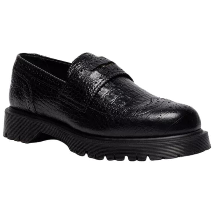 Лоферы Dr.Martens PENTON BROGUE Кожаные лоферы унисекс черные - изображение 2