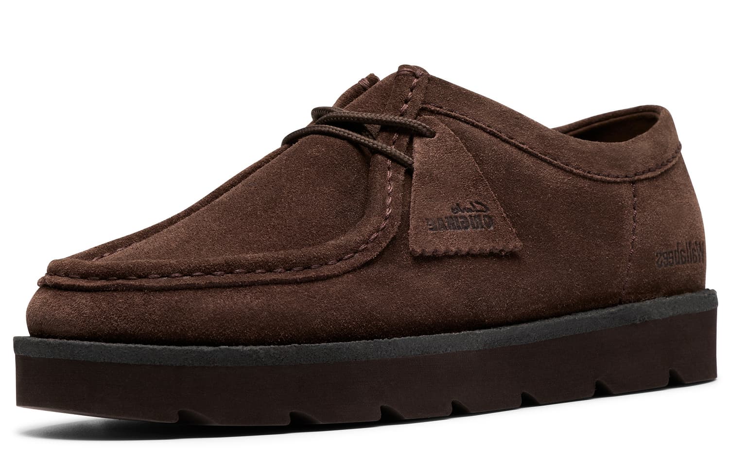 Ботинки Clarks Мужская повседневная обувь из коровьей спилковой кожи - изображение 2