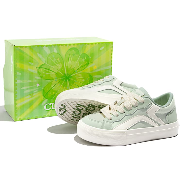 Кроссовки TUOPIN Pai Shoes Счастливый клевер Подарочная коробка Противоскользящий Устойчивый к истиранию Легкий Дышащий - изображение 2