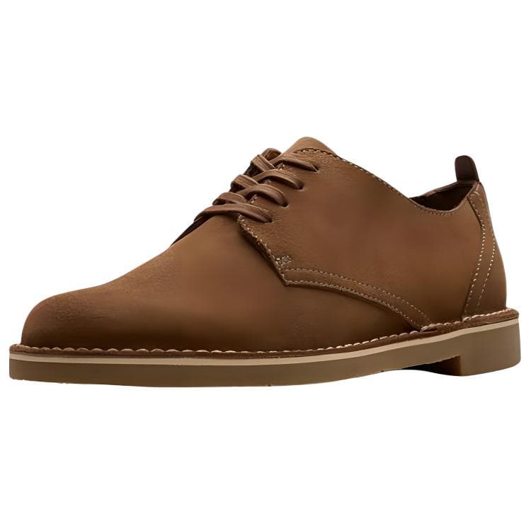 Ботинки Clarks Корова Спилок Повседневная Обувь Мужская Коричневая - изображение 3