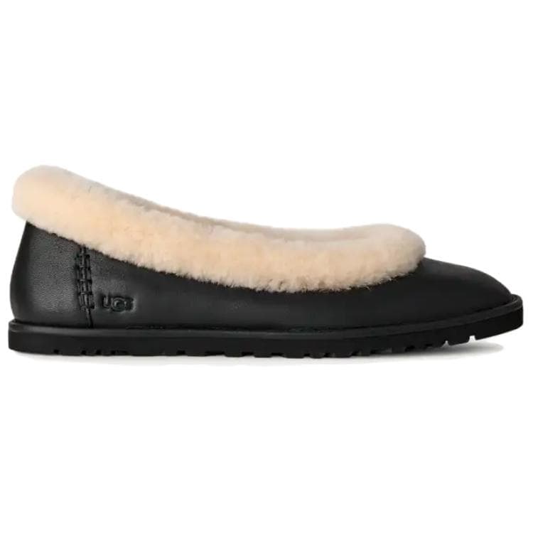 Тапочки UGG Zora Повседневная обувь Женская Черная - изображение 2