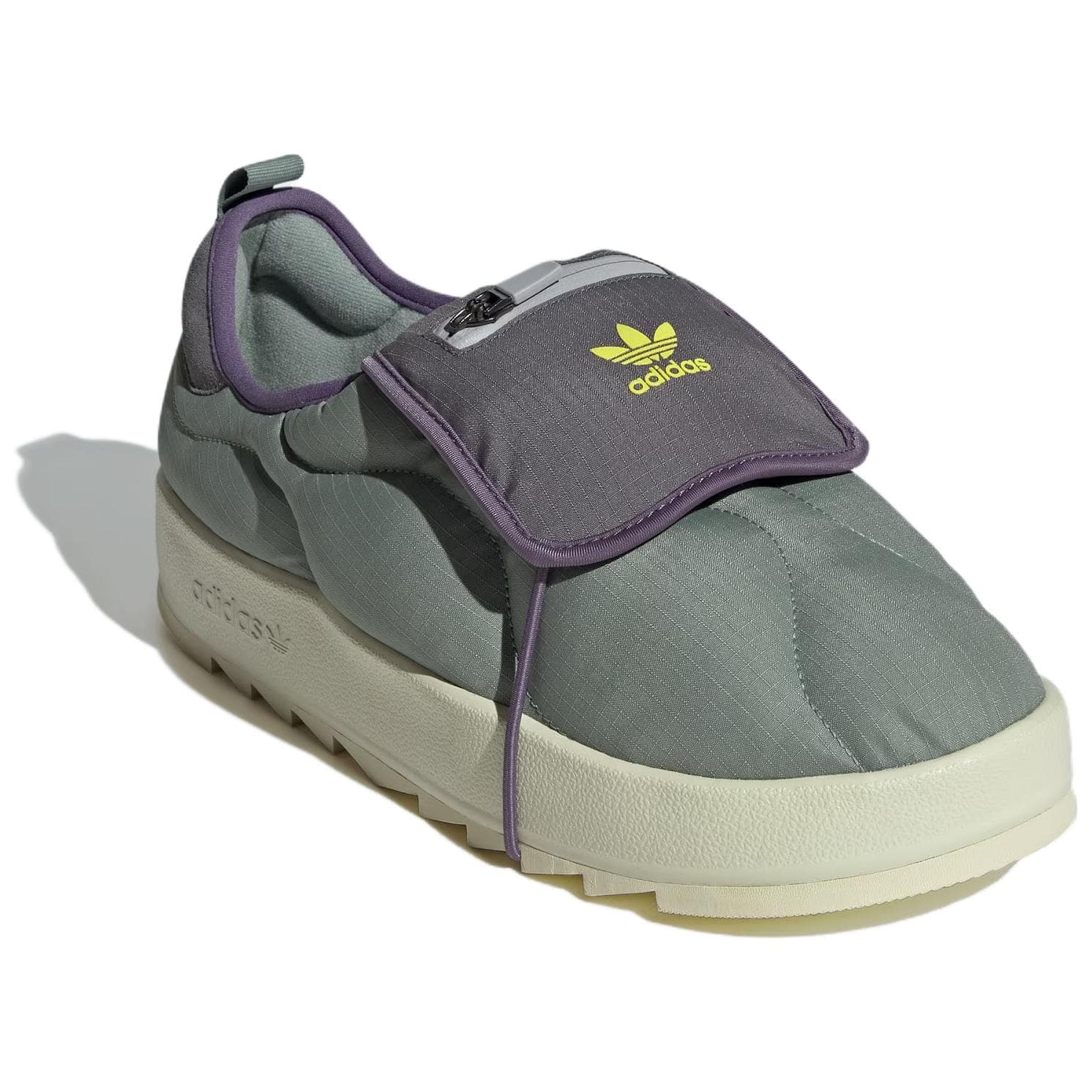 Кроссовки adidas Puffylette Green Grey - изображение 3