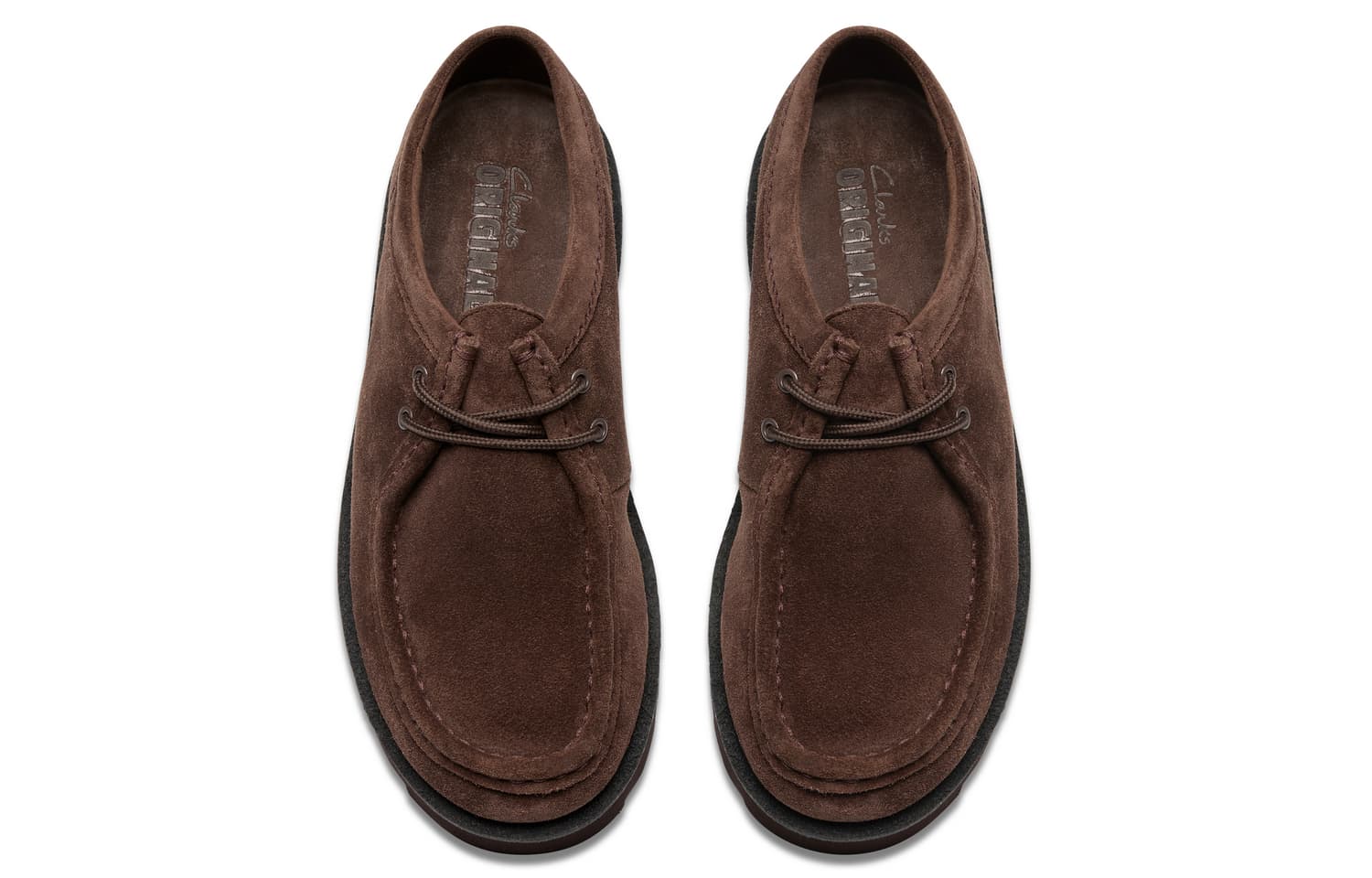 Ботинки Clarks Мужская повседневная обувь из коровьей спилковой кожи - изображение 3