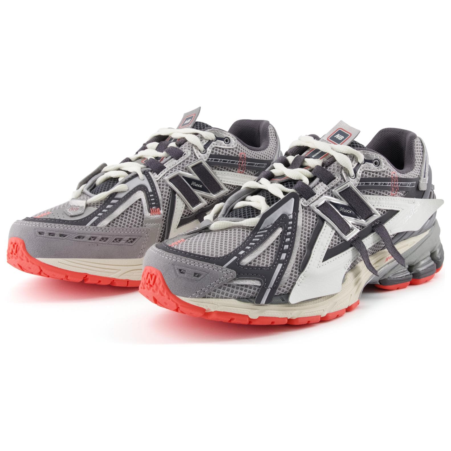 Кроссовки New Balance 1906A Дышащий Low Топ Повседневная обувь Унисекс Серый белый Широкий формат - изображение 3
