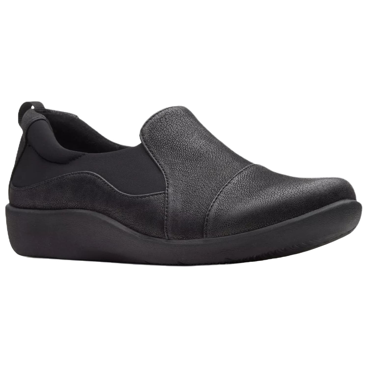 Тапочки Clarks Sillian Paz Бычья замша Повседневная обувь Женская Черная - изображение 4