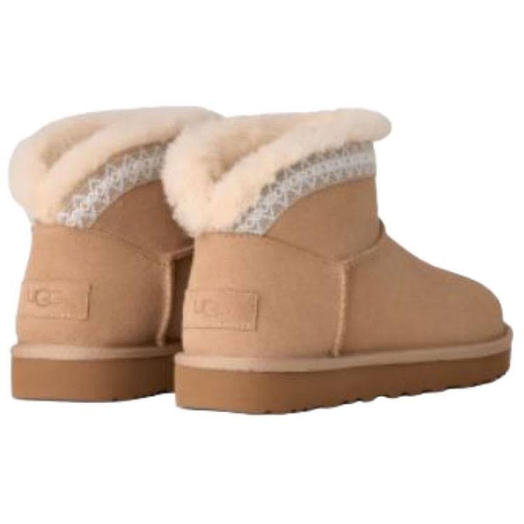 Ботинки зимние UGG CLASSIC ULTRA MINI Корова Спилок Сноубутсы Женские - изображение 3