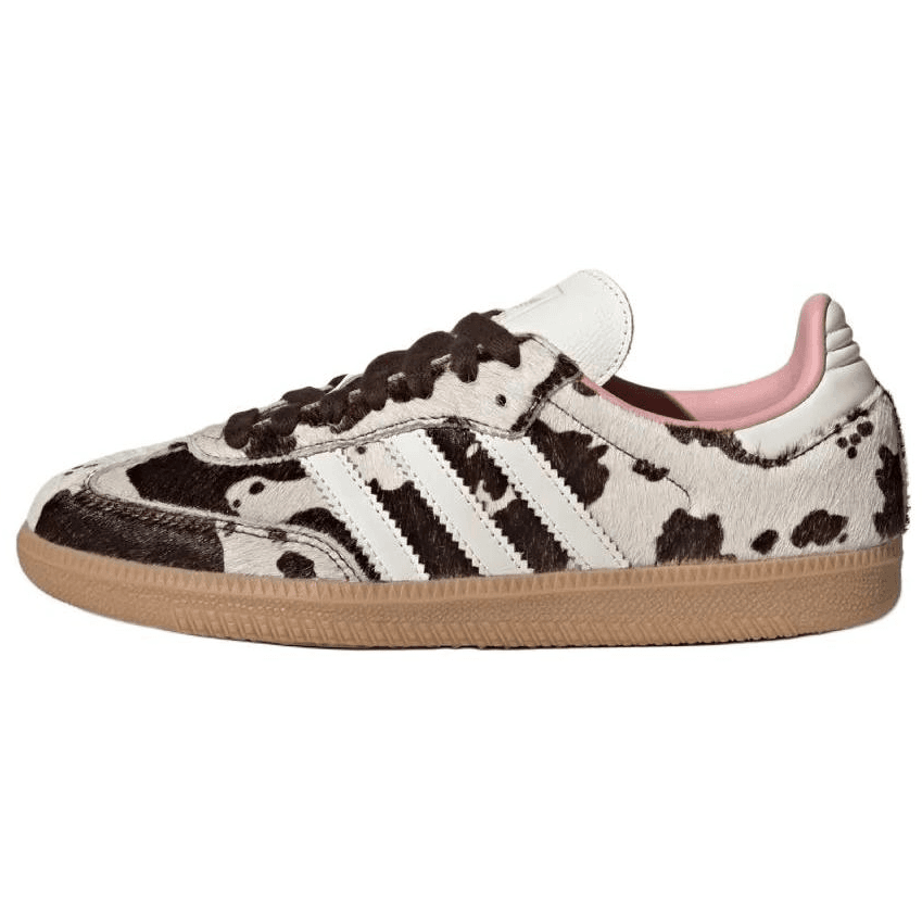 Кроссовки Adidas Originals Samba Устойчивая к истиранию Низкая Повседневная Обувь Женская Серый Белый Коричневый - изображение 1