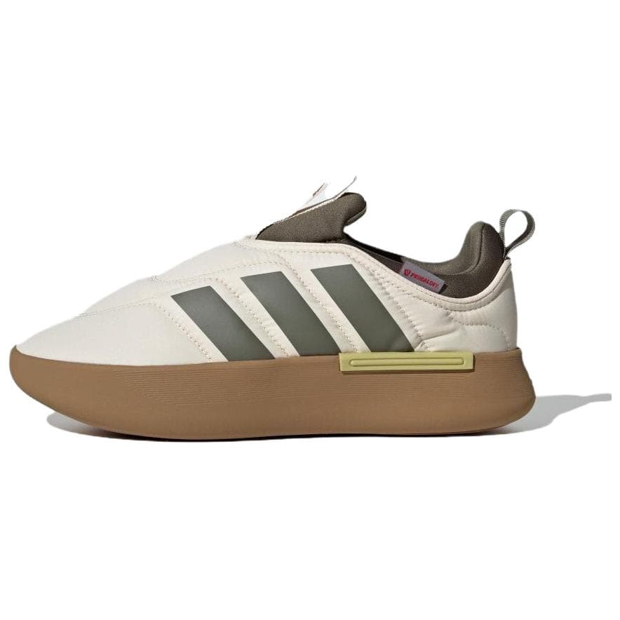 Кроссовки Adidas Adipuff Теплоизоляционный Low Топ Повседневная обувь Мужской Белый зеленый коричневый - изображение 1