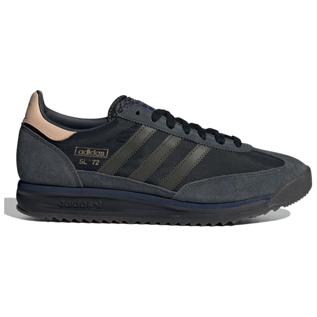 Кроссовки Adidas Originals SL 72 RS Мягкий и Комфортный Низкий Топ Повседневная Обувь Унисекс Черный - изображение 2