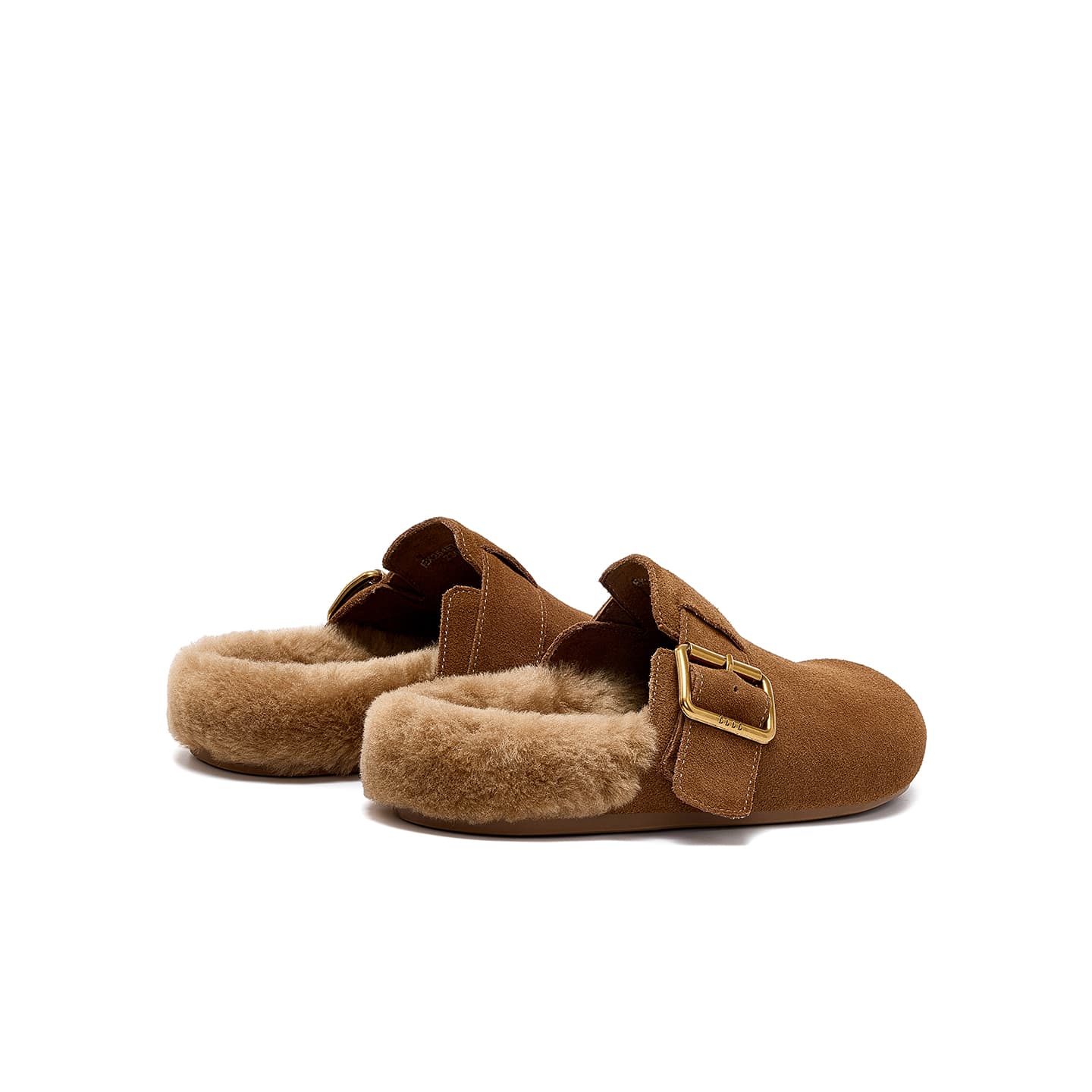Сандалии ELLE Флисовая подкладка Birkenstock Стиль Обувь Винтажный Повседневный Бизнес Повседневный Слайд-он Утепленная Обувь - изображение 5