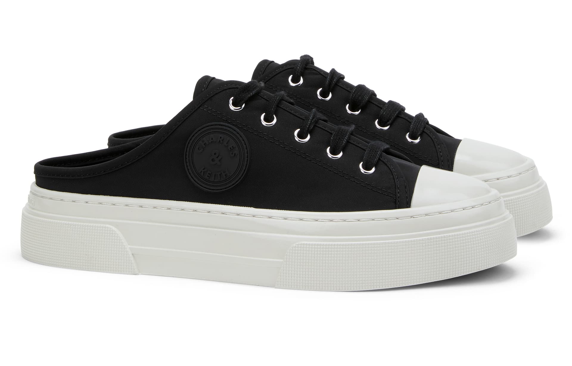 Кеды CHARLESKEITH ck WhiteBLACK TEXTUREDRed - изображение 2