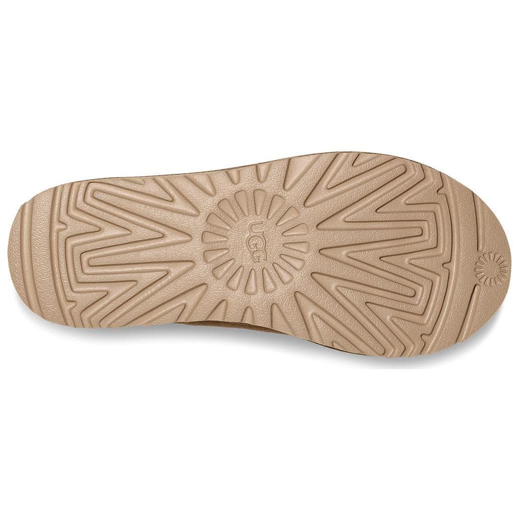 Ботинки зимние UGG Коровья спилок с флисовой подкладкой однотонный круглый носок короткий сноубутсы женские цвет антилопы - изображение 6