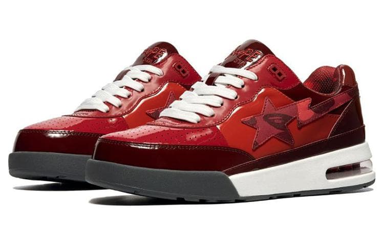 Кроссовки A BATHING APE ROAD STA Red Brown - изображение 3