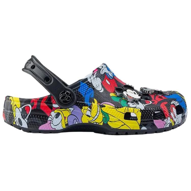 Сабо Crocs X Disney Классический Mickey Mouse и Friends Верхняя одежда Дышащая обувь Sabo Резиновые унисекс Многоцветные - изображение 2