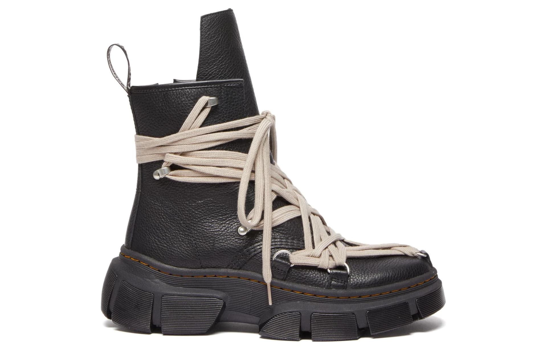 Сапоги Rick Owens x Dr. Martens 1460 Black - изображение 2