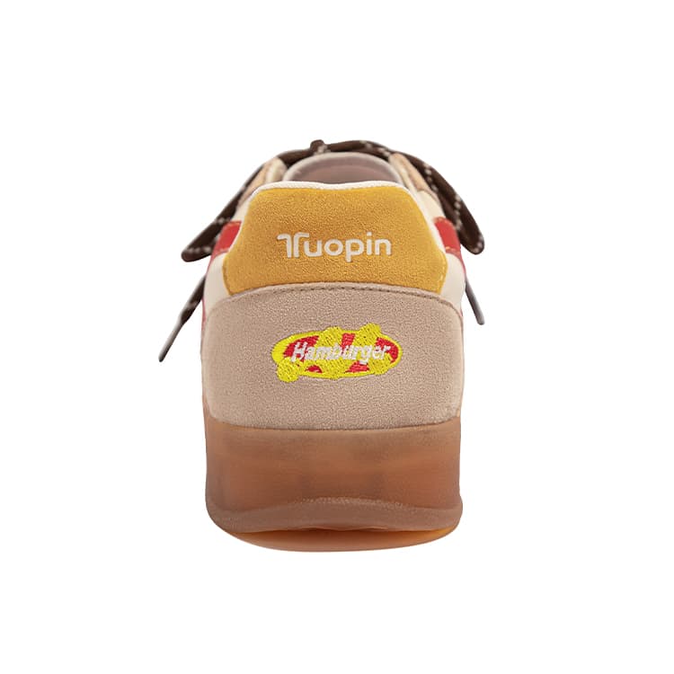 Кроссовки TUOPIN Pai Shoes Гамбургер Обувь Износостойкая и Легкая Низкий Верх Немецкая Армия Обувь Унисекс - изображение 3