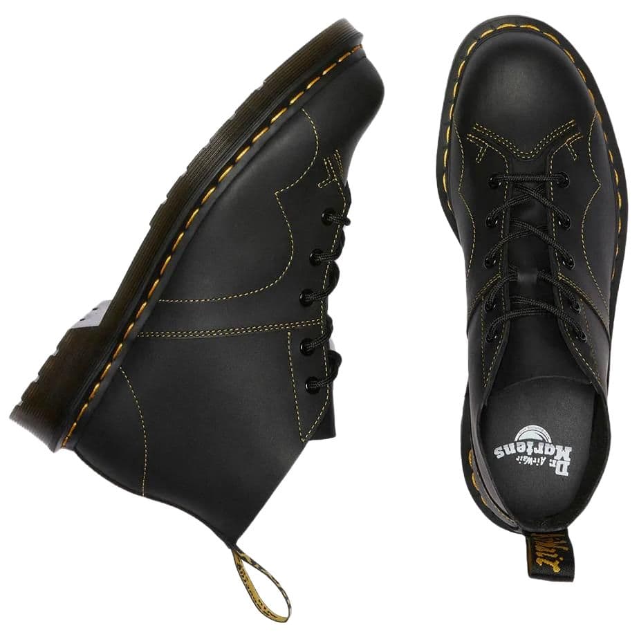 Ботинки Dr.Martens Church армейские ботинки унисекс черные длина до щиколотки - изображение 6
