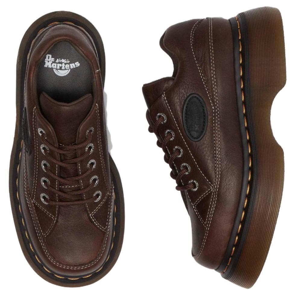 Тапочки Dr.Martens Buzz 5 Кожа Повседневная Обувь Женская Темно-Коричневая - изображение 4