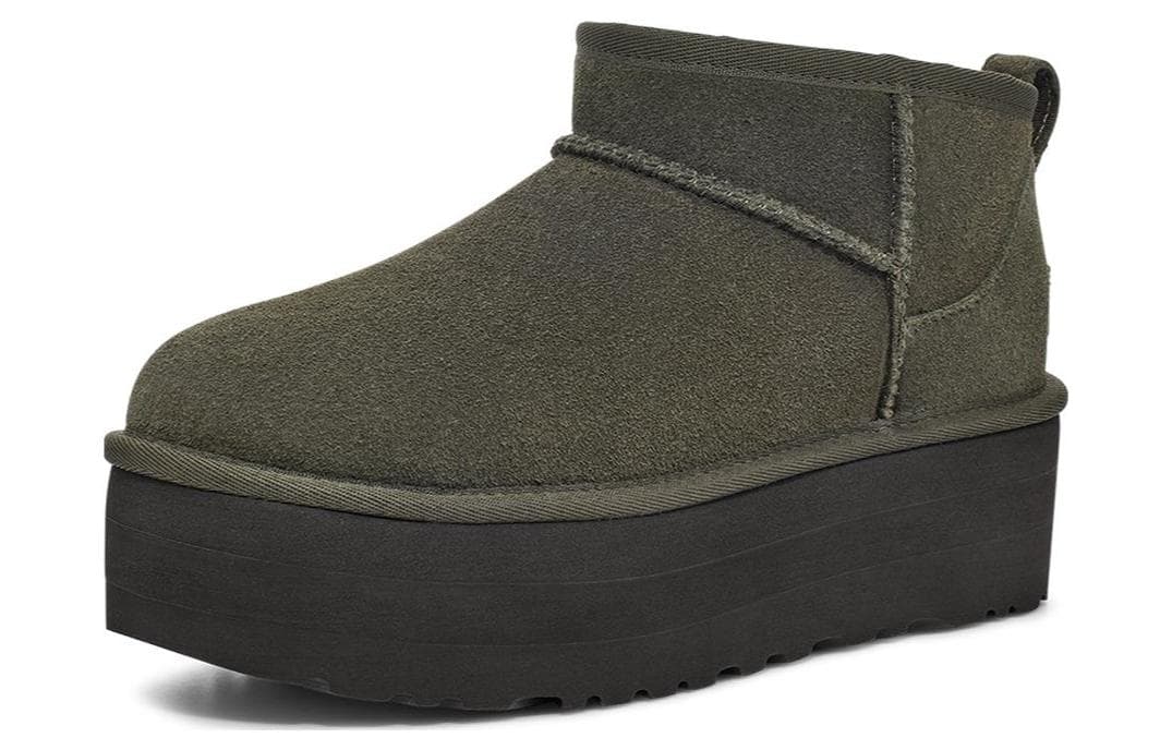 Ботинки зимние UGG Short Classic Forest Green - изображение 2