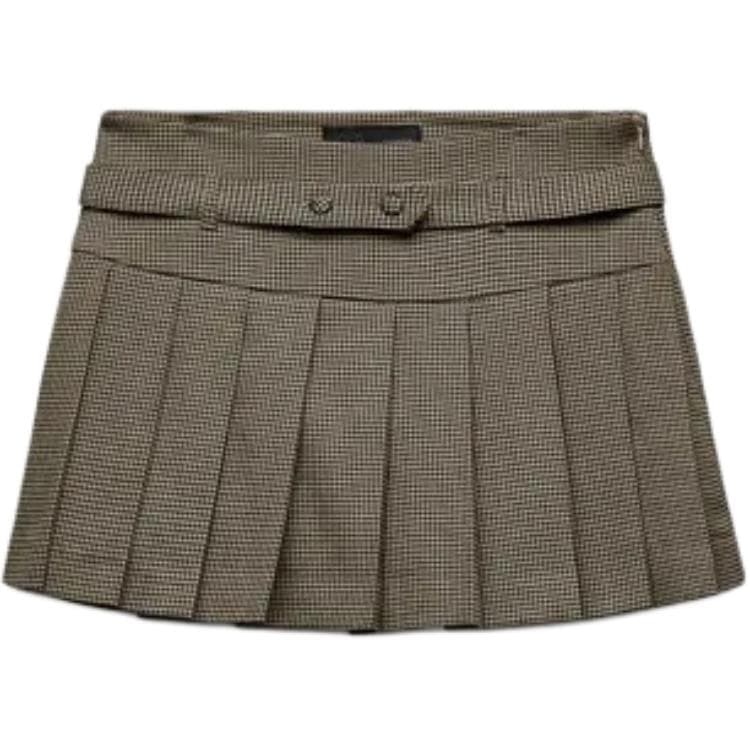 Шорты ZARA Коричневые Повседневные Шорты для Женщин - изображение 1
