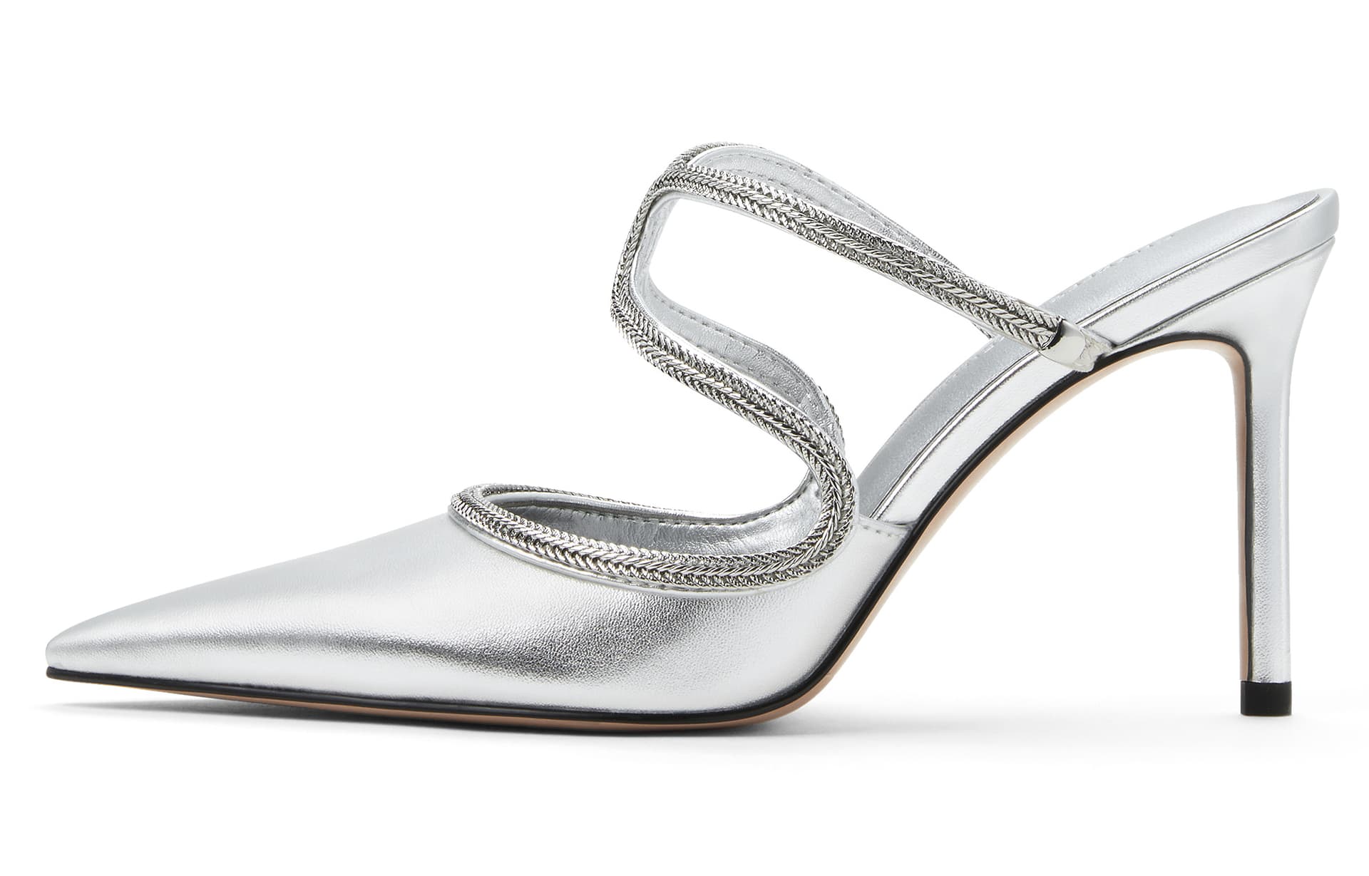 Сандалии CHARLESKEITH ck PU 9.1cm BLACK TEXTUREDSilverGold - изображение 1