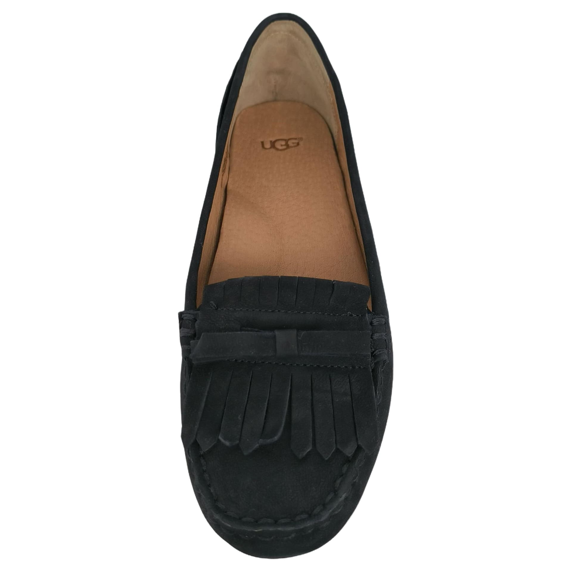 Лоферы UGG WHITLEY Драйвер Овчина Лоферы Женские Черные - изображение 4