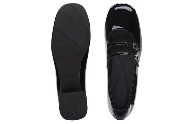 Тапочки Clarks Daiss30 Повседневная обувь Женская Черная - изображение 3