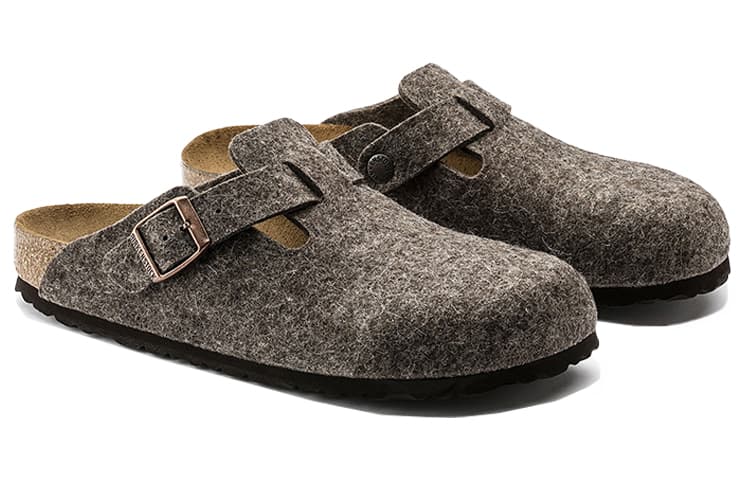 Сандалии Birkenstock Быстросохнущий Закрытые тапочки Женские Коричневый Узкая версия - изображение 4
